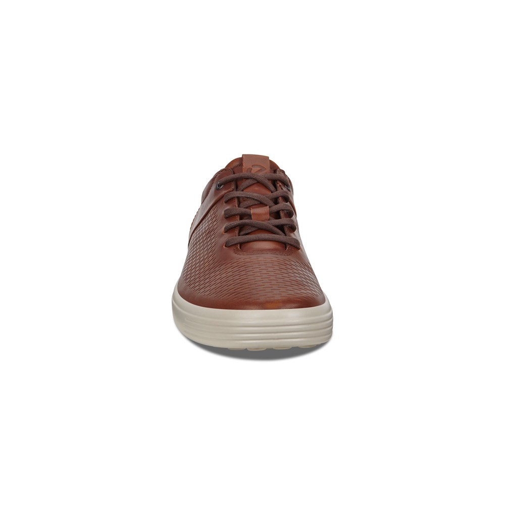 Tenis Hombre - ECCO Soft 7 Lace-Ups - Marrom - BTS260431